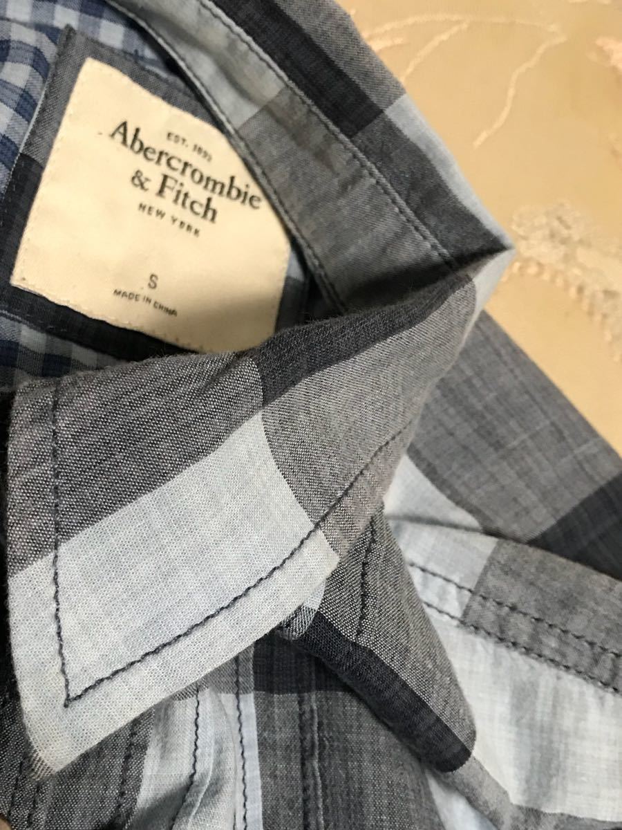  Abercrombie & Fitch Abercrombie&Fitch Abercrombie & Fitch long sleeve check shirt fashion S size 