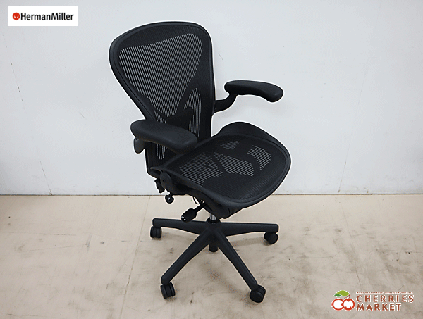 * выставленный товар * Herman Miller Herman Miller Aaron стул pohs коричневый - Fit B размер полностью оборудован офис стул / литейщик стул 