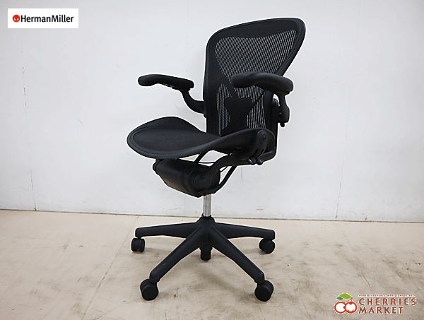 * выставленный товар * Herman Miller Herman Miller Aaron стул pohs коричневый - Fit B размер полностью оборудован офис стул / литейщик стул 