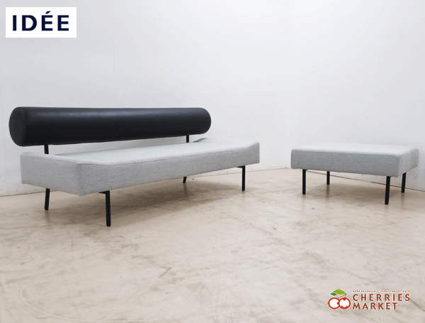 ◆展示新同品◆ IDEE イデー DIVANCO SOFA Round ディヴァンコ ソファ ラウンド 3Pソファ/3人掛けソファ＆オットマン 植木莞爾 19万_画像3