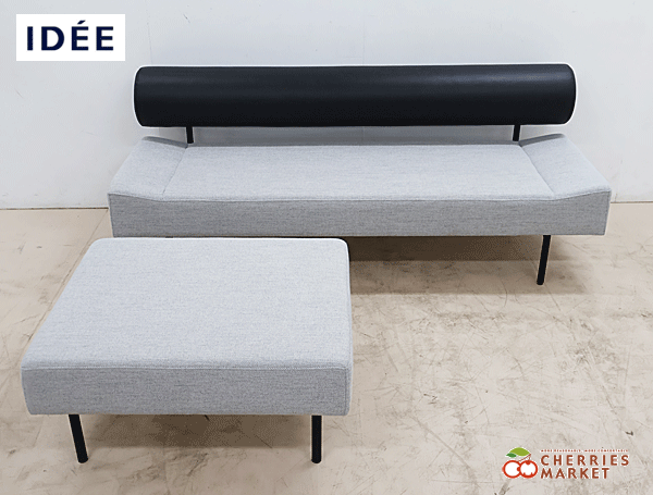 ◆展示新同品◆ IDEE イデー DIVANCO SOFA Round ディヴァンコ ソファ ラウンド 3Pソファ/3人掛けソファ＆オットマン 植木莞爾 19万_画像2