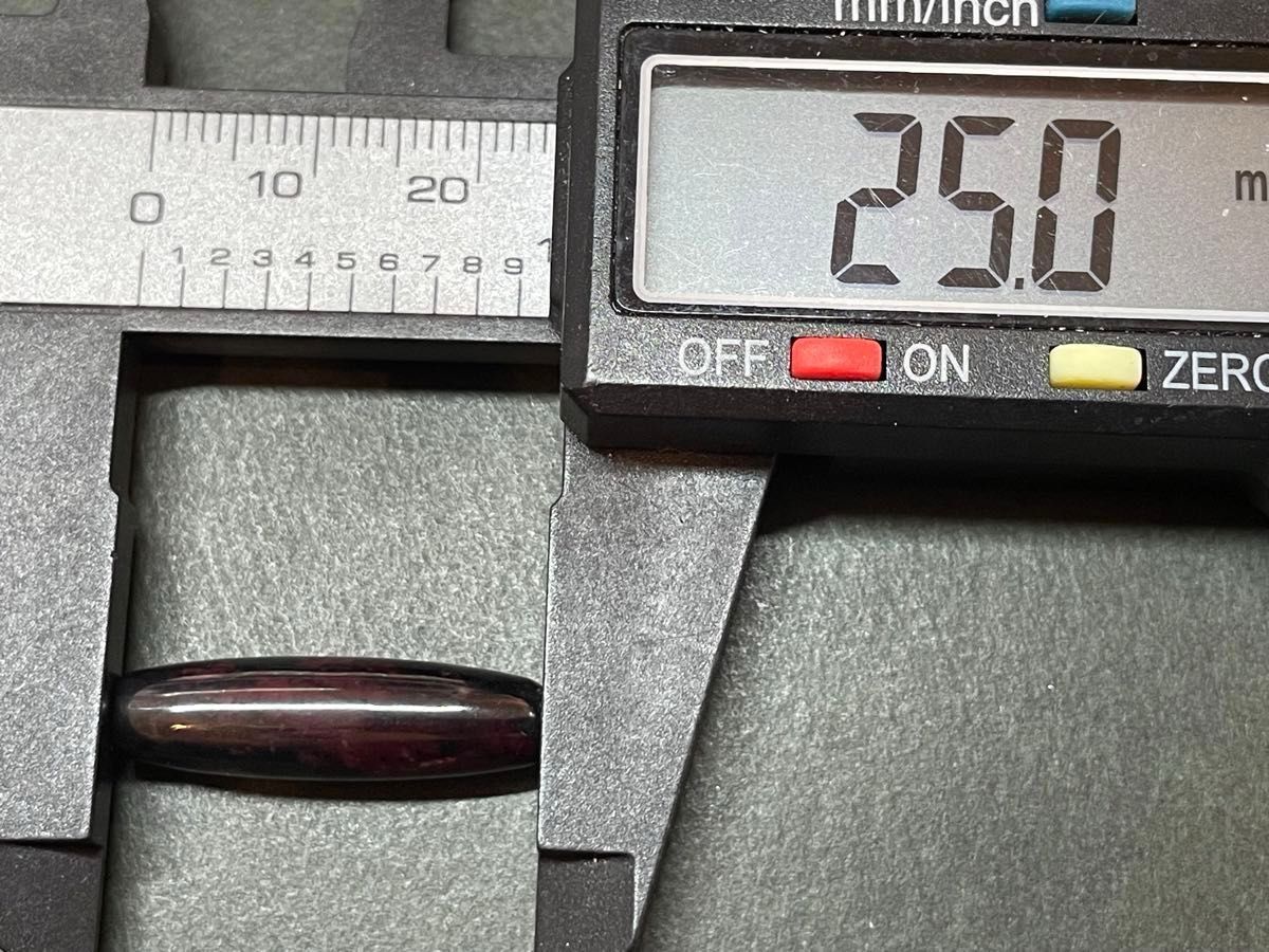 スギライト 天珠型ビーズ 1粒 約25×7mm【y-358】天然石ビーズ