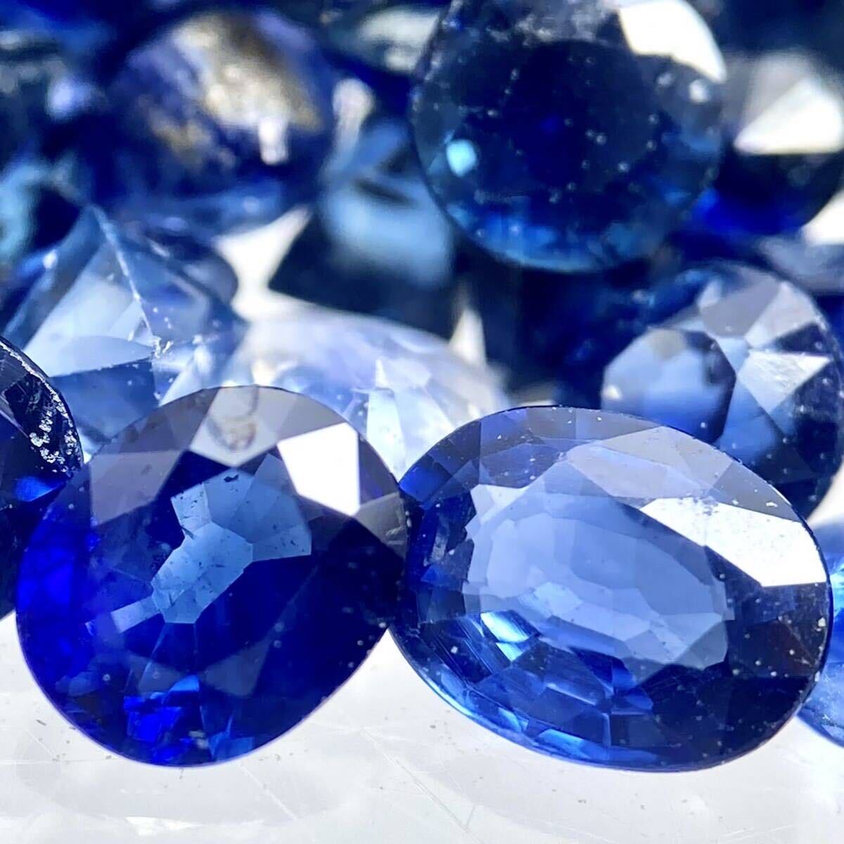 〔天然サファイアおまとめ〕m 50ct 裸石 宝石 Sapphire sapphire サファイア コランダム 藍玉 jewelry ジュエリー ①_画像2