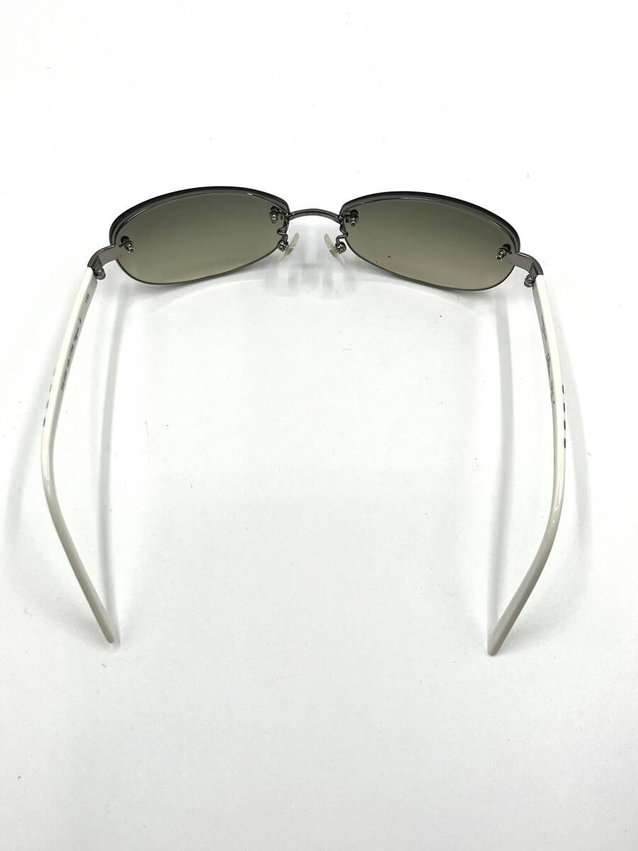 agnes b. Agnes B sunglasses gradation color lens black group frame border white × red lady's 