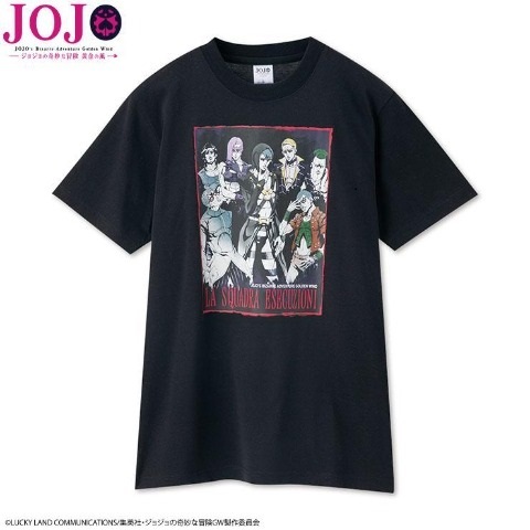 ジョジョ・黄金の風 × アベイル・コラボ・ブチャラティチーム ＆ 暗殺者チーム集合・Tシャツ、バックチャーム、コインケース の画像3