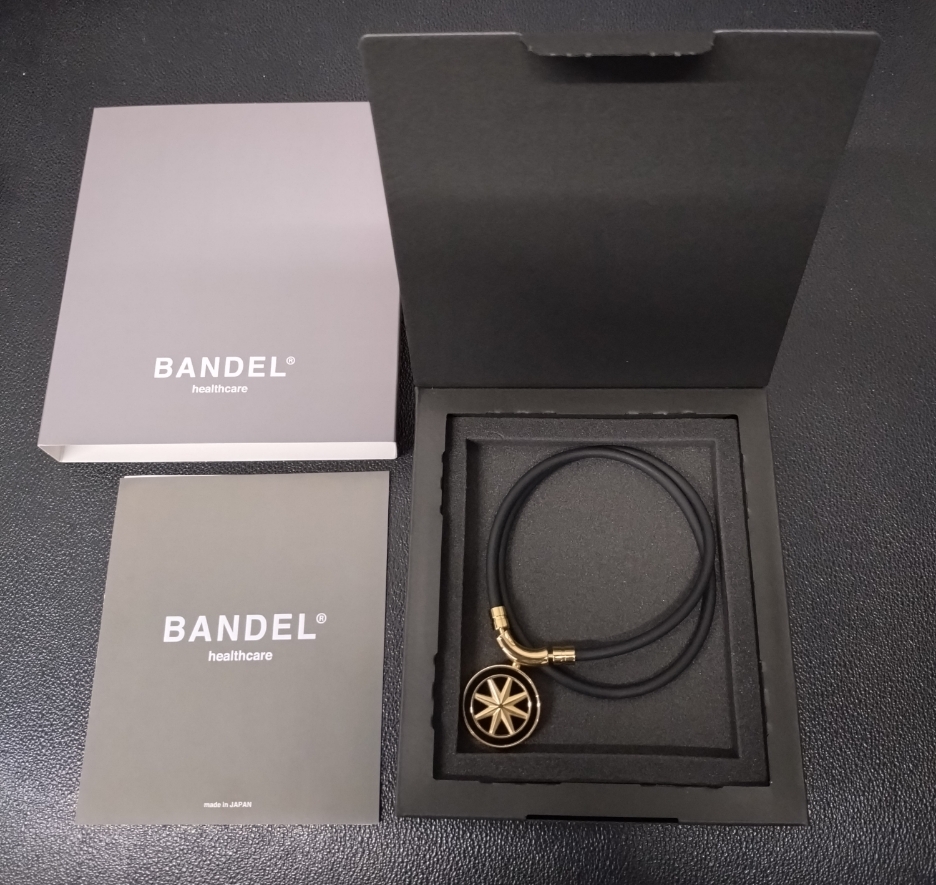 ★入手困難品★正規品★BANDEL（バンデル）★ヘルスケア　Earth（アース）★Black×Gold★Mサイズ47㎝★現品のみ★_画像1