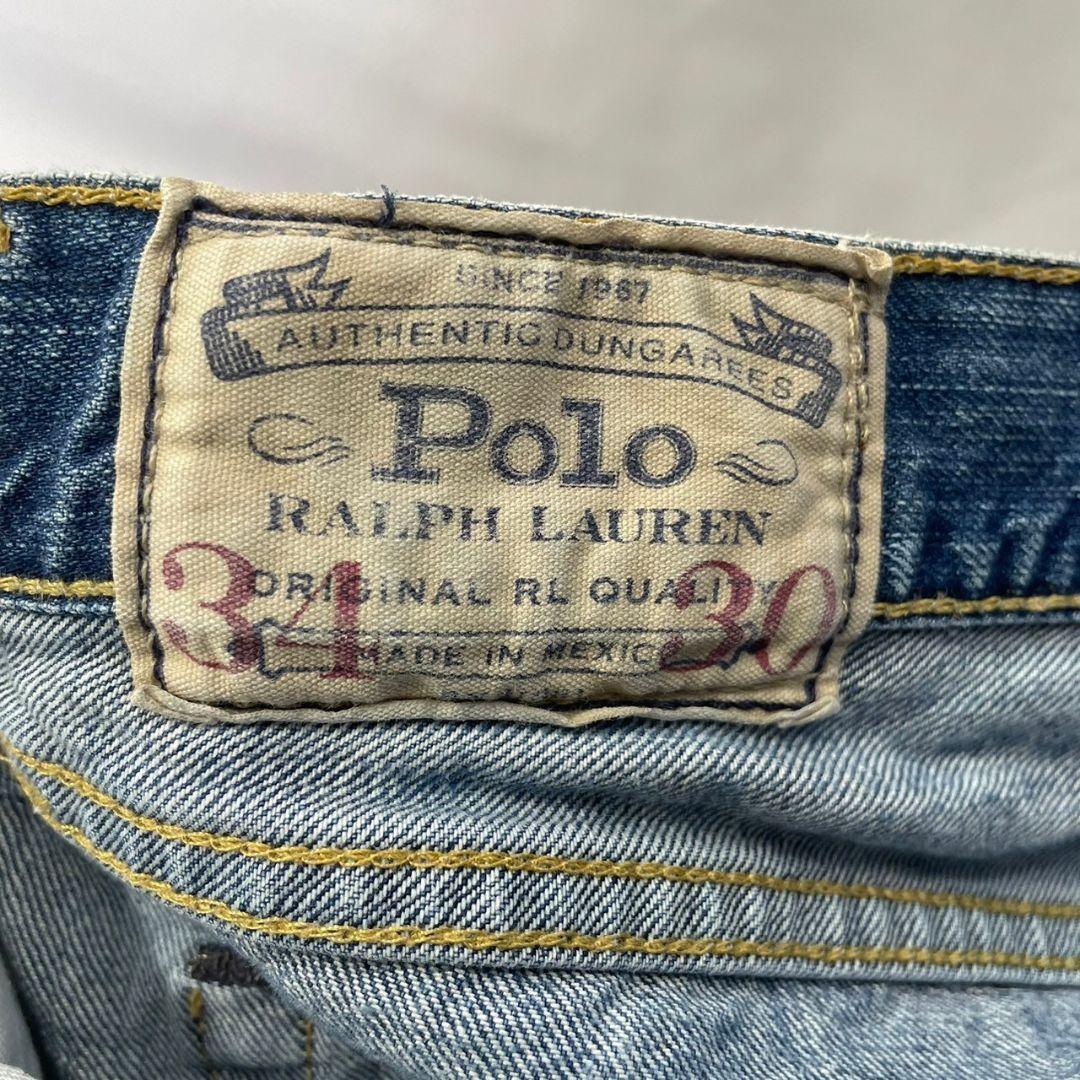 Polo Ralph Lauren W34L30メンズL ストレートデニム d4の画像9