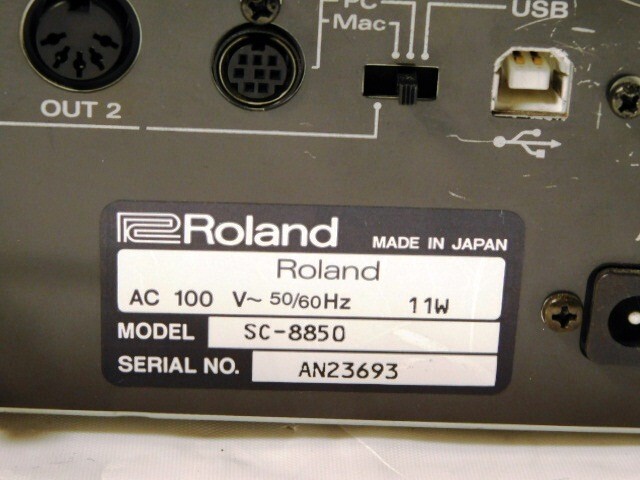 Y320★Roland ED/SC-8850/音源モジュール/SOUND Canvas/ローランドED/サウンドキャンバス/送料730円〜の画像9