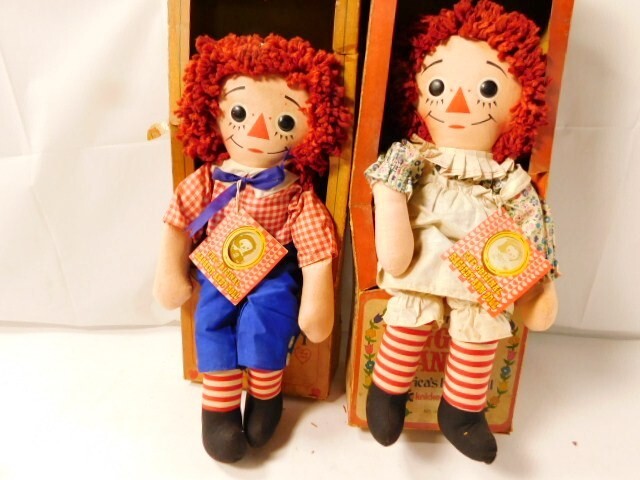 Y528★RAGGEDY ANN/ANDY DOLL/人形2点セット/AMERICA‘S FOLK DOLL/knickerbocker/ラガディアンディ.アン/ドール/0007/0005/送料870円_画像8