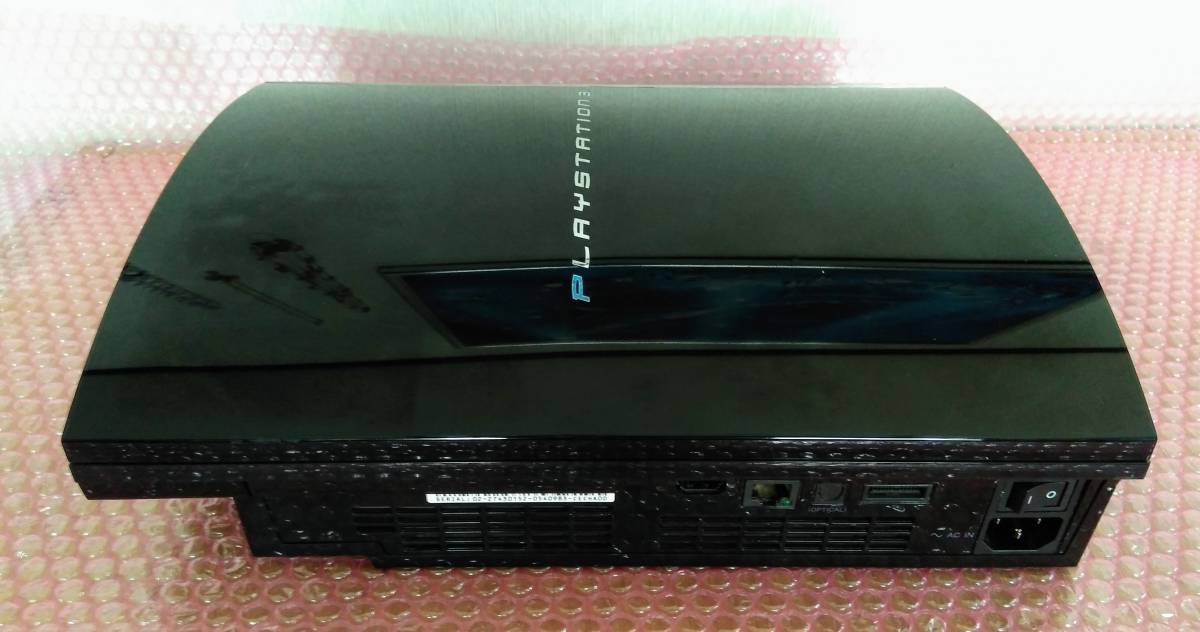 ①★PS３【ＦＷ４.９０】CECHA００ ６０GB 初期型 PS２対応 ★ＳＡＣＤ対応★作動品_画像3