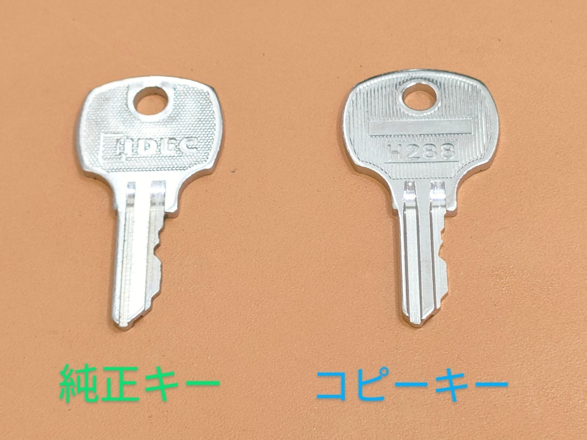 緑　合鍵2本【IDEC 0番】 高所作業車　idec0、キー　カギ、アイデック0　緑ワイヤー・キータグ【ネコポス便匿名無料発送　ヤフオク!専用】