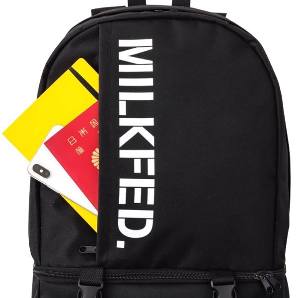 y 460 MILKFED. 大きめのロゴが可愛い ビッグバックパック 送料510円の画像2