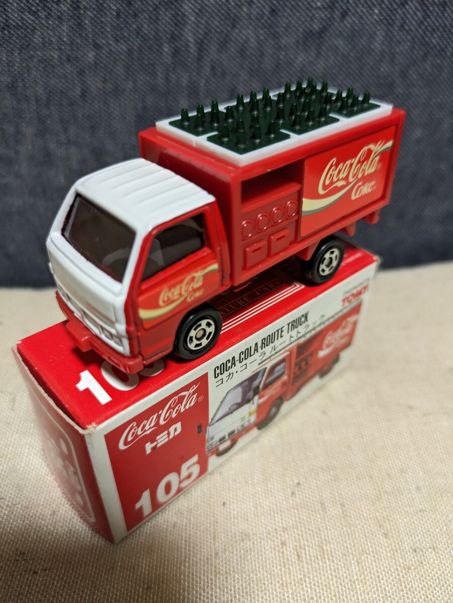 トミカ 、赤箱、コカ・コーラ、ルートトラック_画像1