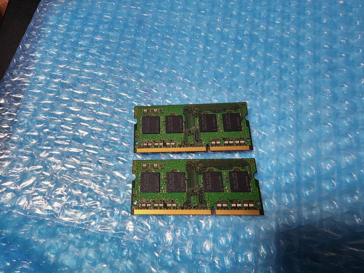即決 SAMSUNG製 DDR3 4GB×2枚 合計8GB PC3L-12800S SO-DIMM 低電圧対応 送料120円～の画像2