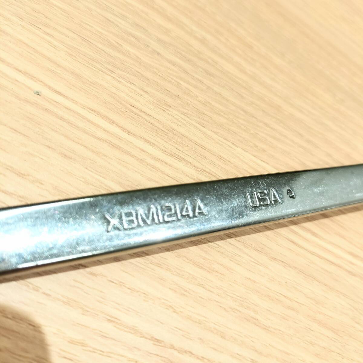 【N-19421】1円～ Snap-on スナップオン オフセット ネガネレンチ セット 12㎜-14㎜ XBM1214A 高級 アメリカ製 工具 の画像4
