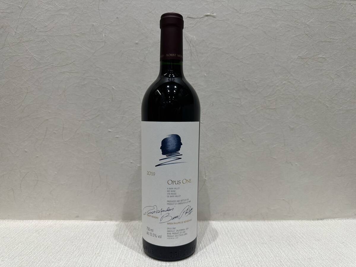 【KIM-2107】【1円～】OPUS ONE 2019 750ml 13.5% 未開栓 オーパスワン ワインの画像3