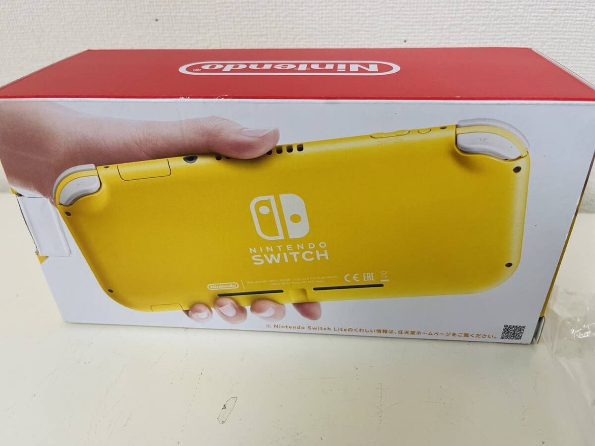  【K-28680】NINTENDO Switch Lite Yellow 任天堂 スイッチライト 黄色 HDH-001 通電確認済み ゲーム イエロー あつ森 スマブラ ゼルダ_画像2