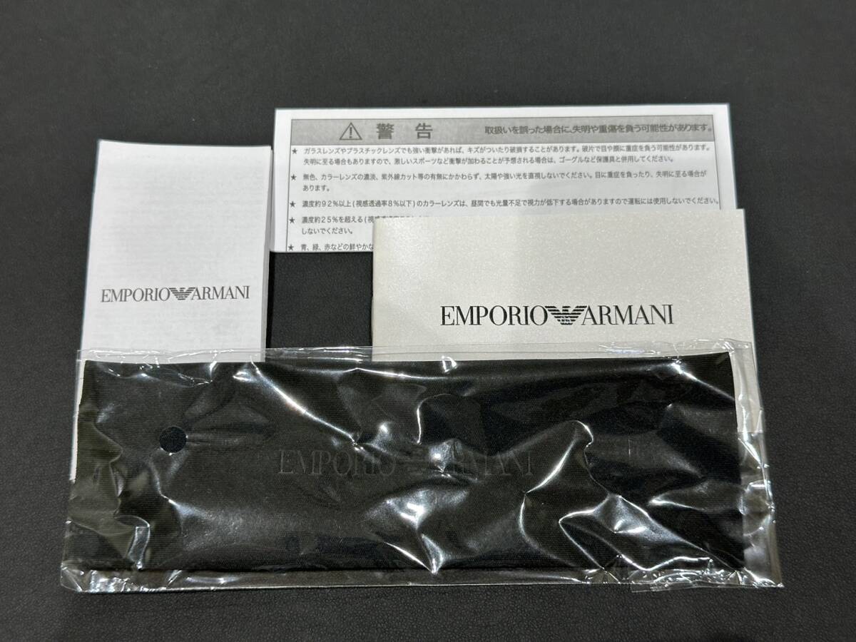 【KIM-2206】【1円～】EMPORIO ARMANI サングラス EA2064 3225/8E ティアドロップ エンポリオアルマーニ_画像4