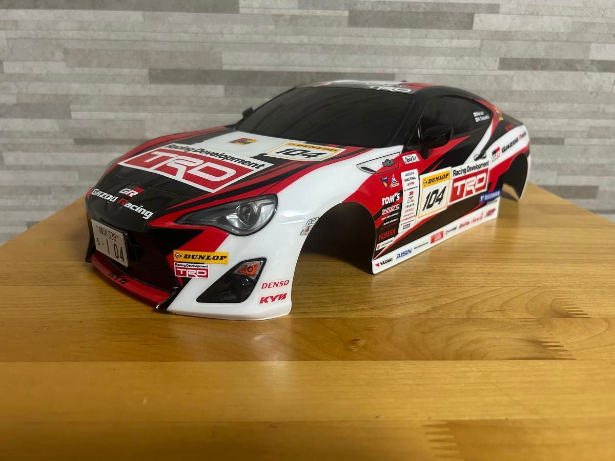 タミヤ トヨタ GAZOO Racing TRD 86 ボディ メーカー 塗装済 XB タミヤ トヨタ GAZOO Racing TRD 86 ボディ メーカー 塗装済 XB