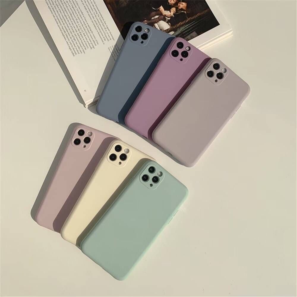ネイビーブルー iPhoneケース くすみカラー マット素材 大人可愛い 韓国