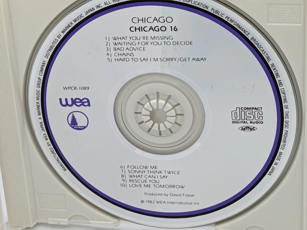 Chicago 16 国内盤 中古CD_画像4