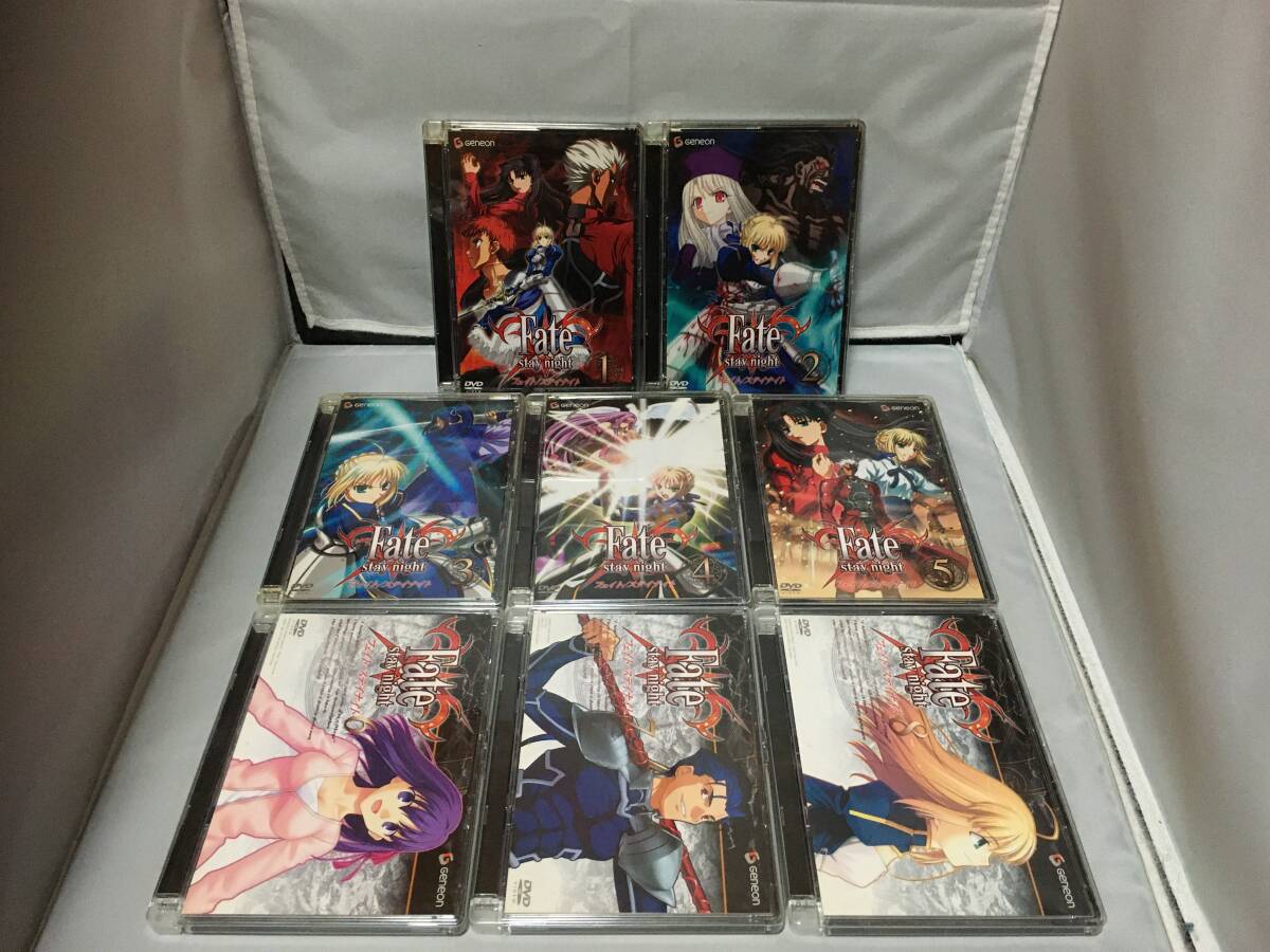 DVD　Fate/stay night　全8巻セット_画像1