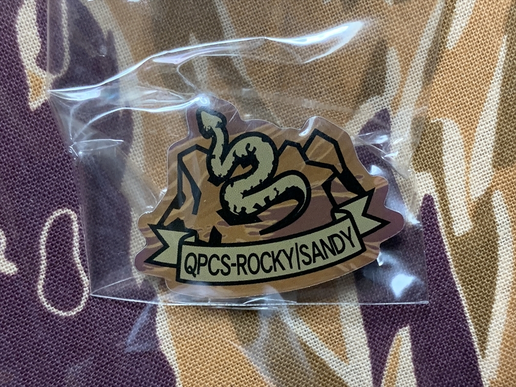 【メタルギア　グッズ　６】ピンバッジ　バンダナ　BANDANA　PINBADGE　MetalGearSolid V　スネーク　Snake　2015年　Happyくじ_画像5