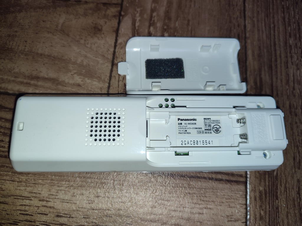Panasonic door phone cordless handset VL-WD608 present condition used junk treatment 