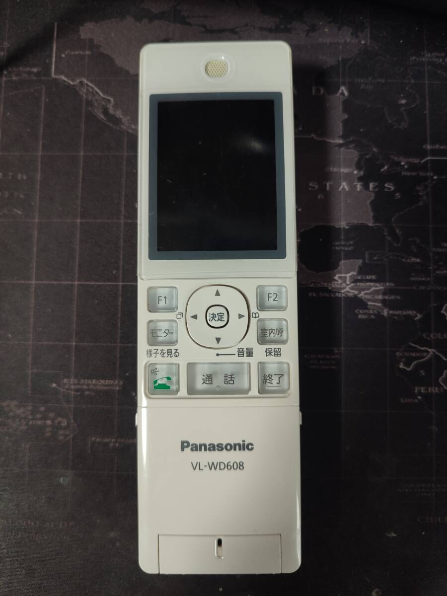 Panasonic door phone cordless handset VL-WD608 present condition used junk treatment 