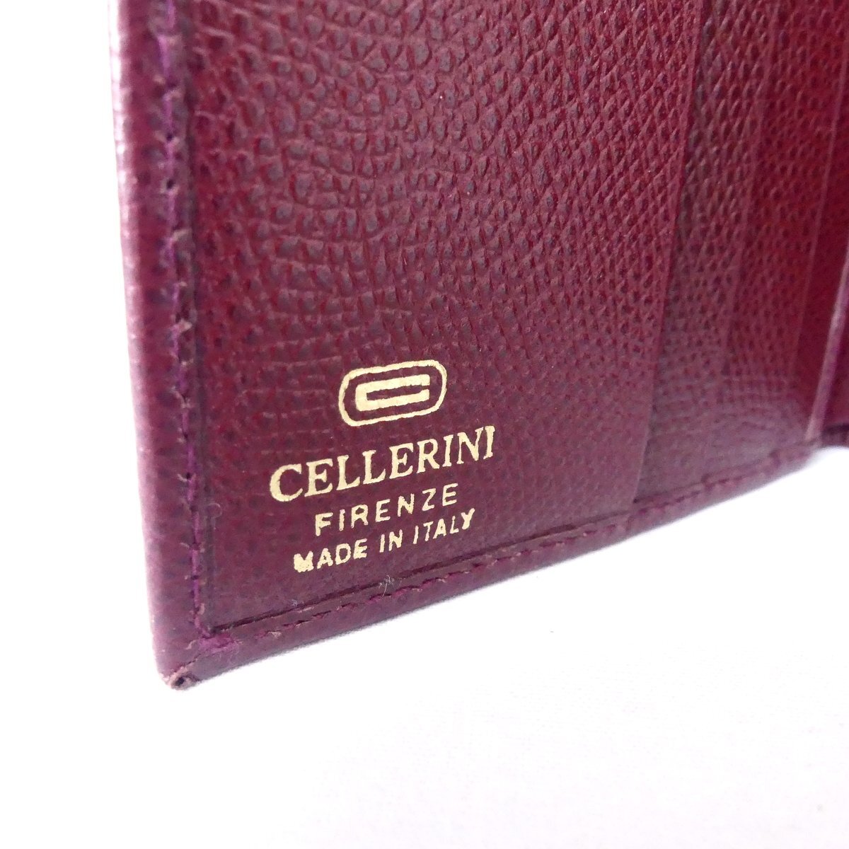 チェリーニ　CELLERINI FIRENZE　カード入れ　札入れ　財布　USED /2405C_画像6