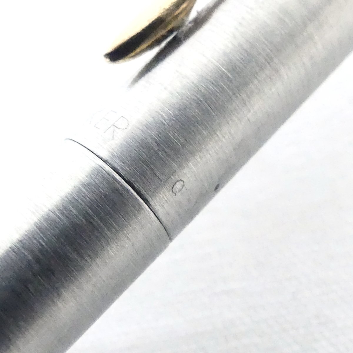 PARKER パーカー IQ シルバー×ゴールドカラー ノック式 ボールペン 筆記用具 筆記確認済 USED /2405C_画像6