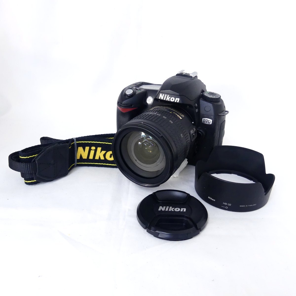 Nikon ニコン D70 + AF-S DX NIKKOR 18-70mm F3.5-4.6 G ED デジタル一眼レフカメラ 動作品 現状 USED /2405C_画像1