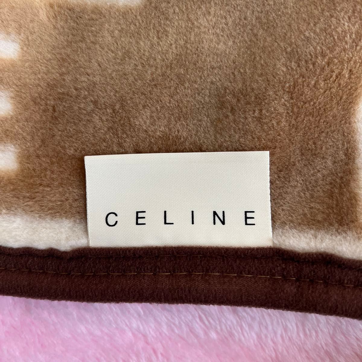 CELINE セリーヌ アクリルハーフケット ブラウン CL3530 西川産業