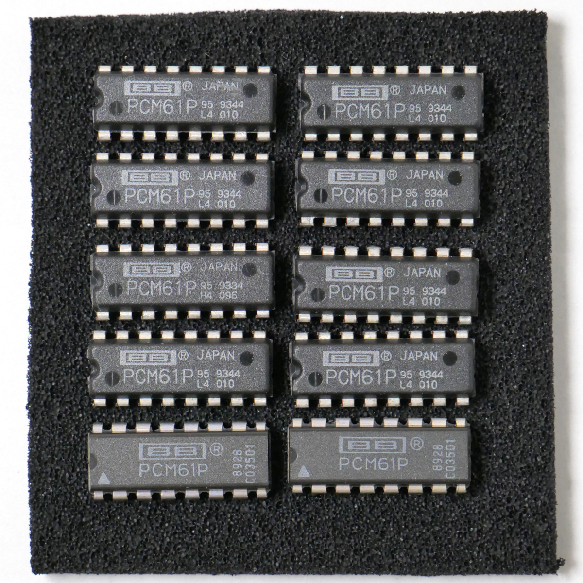 Burr-Brown バーブラウン PCM61P 18bit マルチビットDAC IC 10個セット オーディオDAC自作用等に_画像1