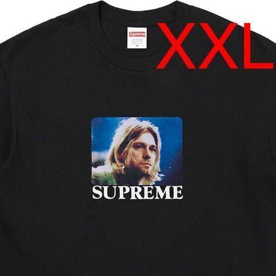 【XXL】23SS Supreme Kurt Cobain Tee BLACK カートコバーン 半袖Tシャツ_画像1