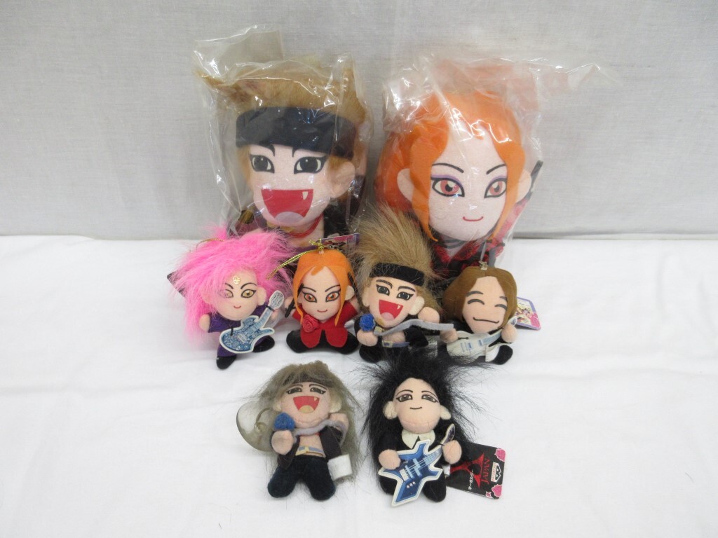 05Y003 【 保管・中古品 】 Ｘ ＪＡＰＡＮ グッズ色々 まとめて タオル バッグ ネックレス 他 大量セット 現状渡しの画像7