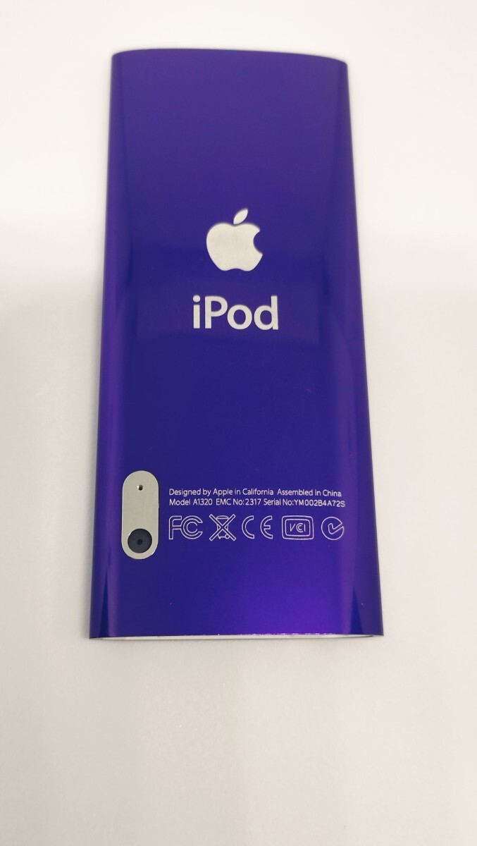 【ジャンク：バッテリー劣化】Apple iPod nano 第5世代 16GB パープル_画像3