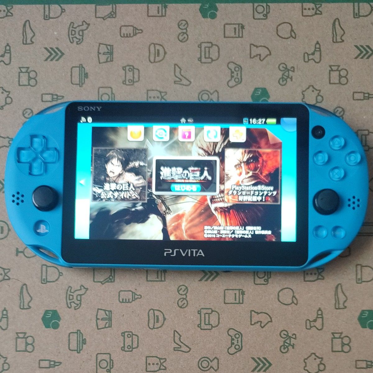 SONY PS Vita PCH-2000 アクアブルー 本体のみ ソニー