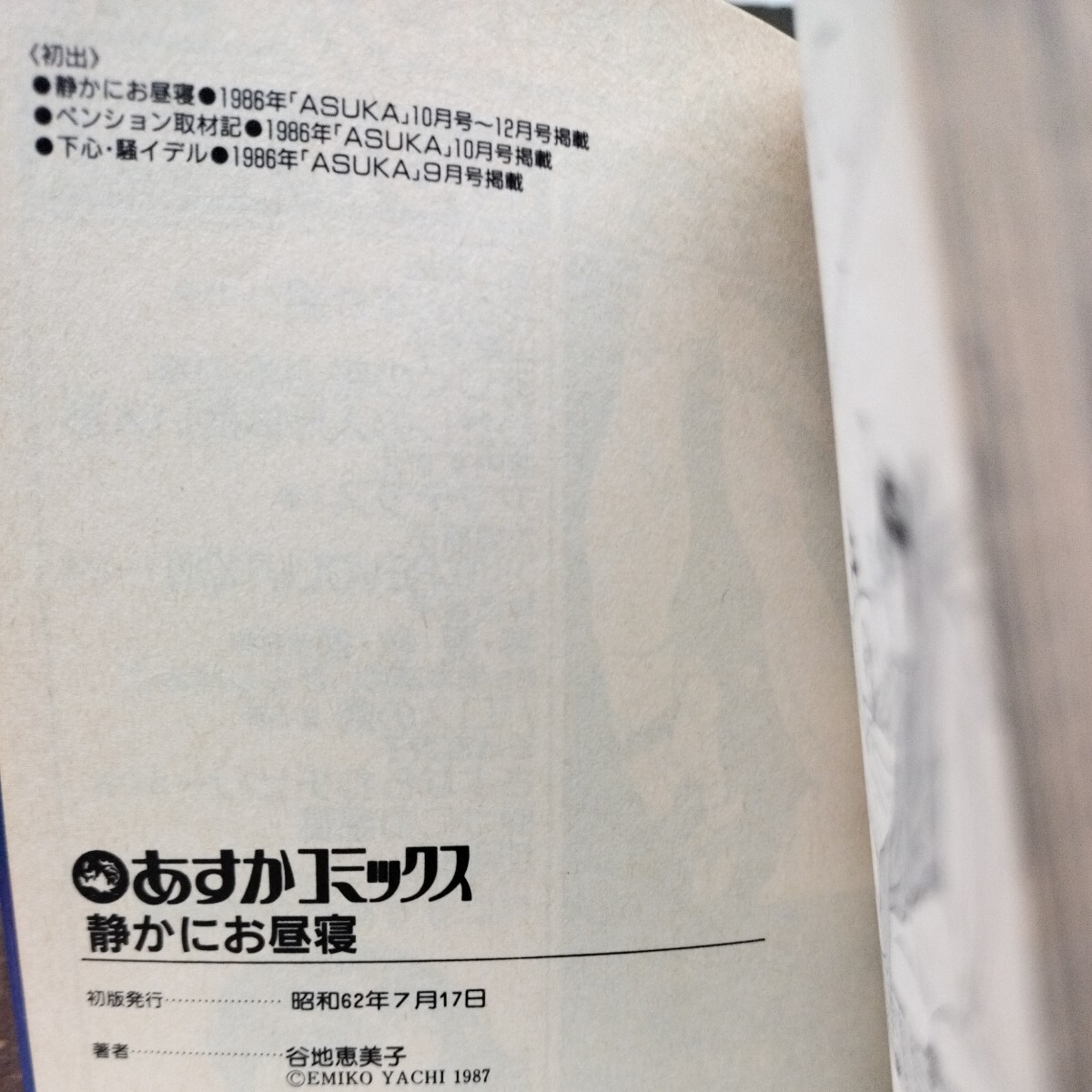 さよならねチェリー、静かにお昼寝、ノーマンの部屋　谷地恵美子　４冊セット　全巻初版本_画像5