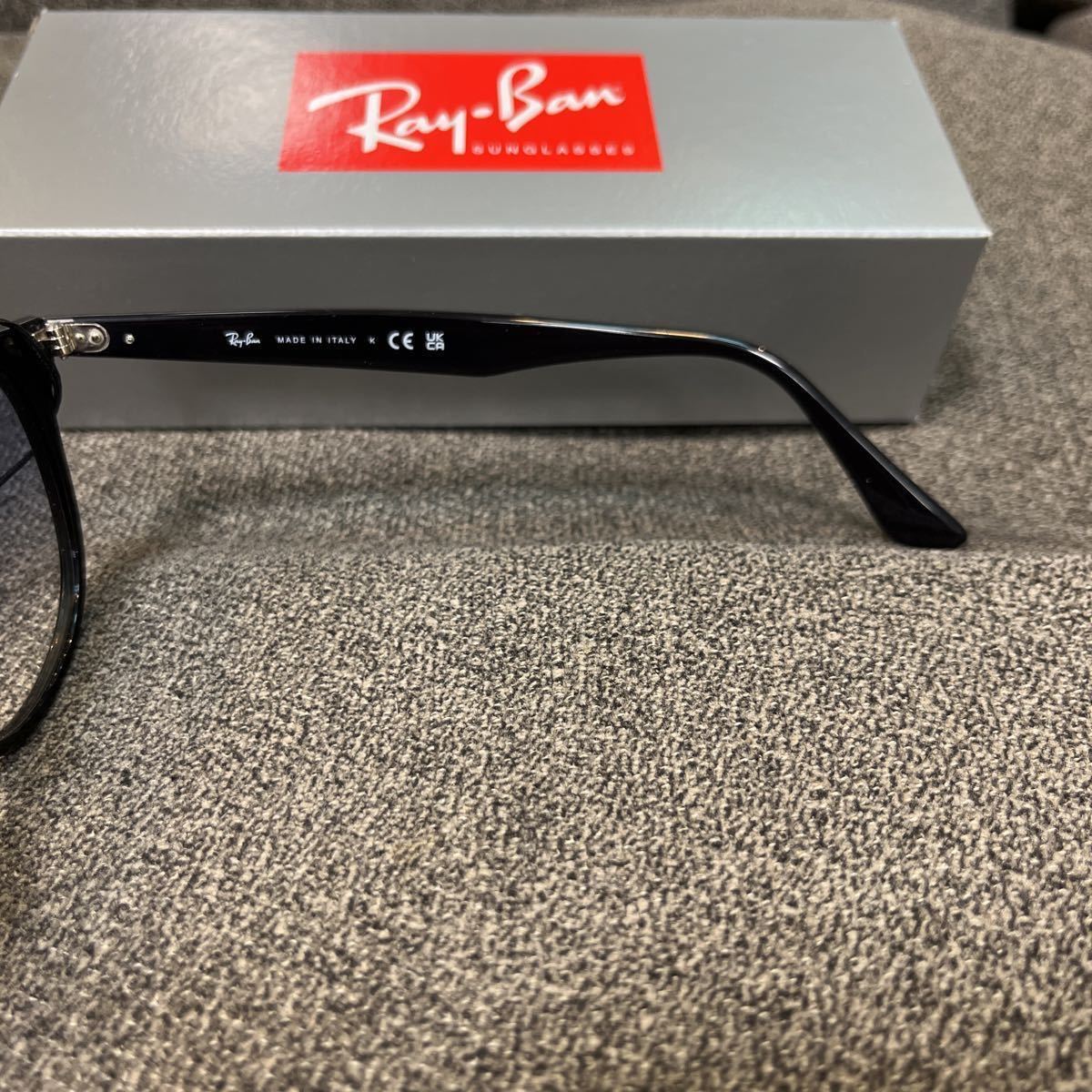 正規品　RayBan レイバン　サングラス　RB4259F 601/19 53 ブラック/ライトブルーグラデーション 正規品 アジアフィット　ケース黒_画像4