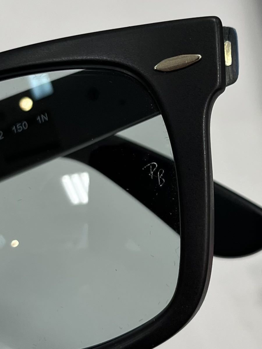 正規品RayBan レイバン ウェイファーラー WAYFARER RB2140F 601/SR5 52 マットブラック/ライトグレイ　アジアンフィット 正規品ケース黒　