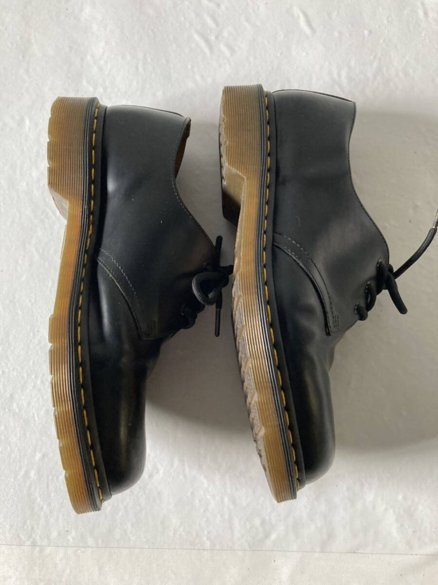 【500円スタート】 ドクターマーチン Dr.Martens ブラック 黒 レザー AW004 SK 04 S UK8【日本サイズ約27.0㎝相当】_画像4