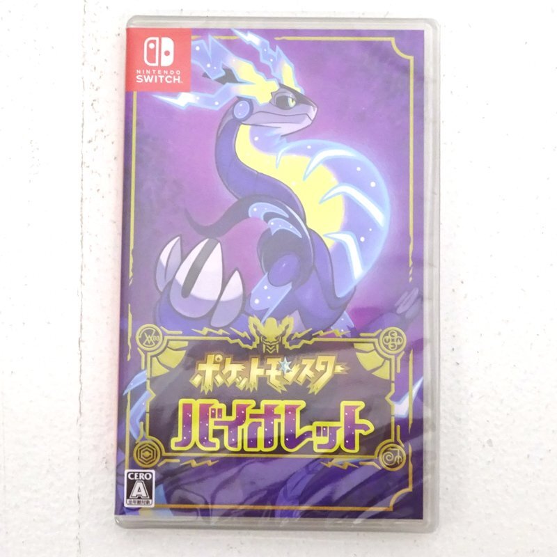* нераспечатанный *Nintendo Switch Nintendo переключатель soft Pocket Monster violet ( Pokemon / nintendo /1 иен ~) *[GM646]