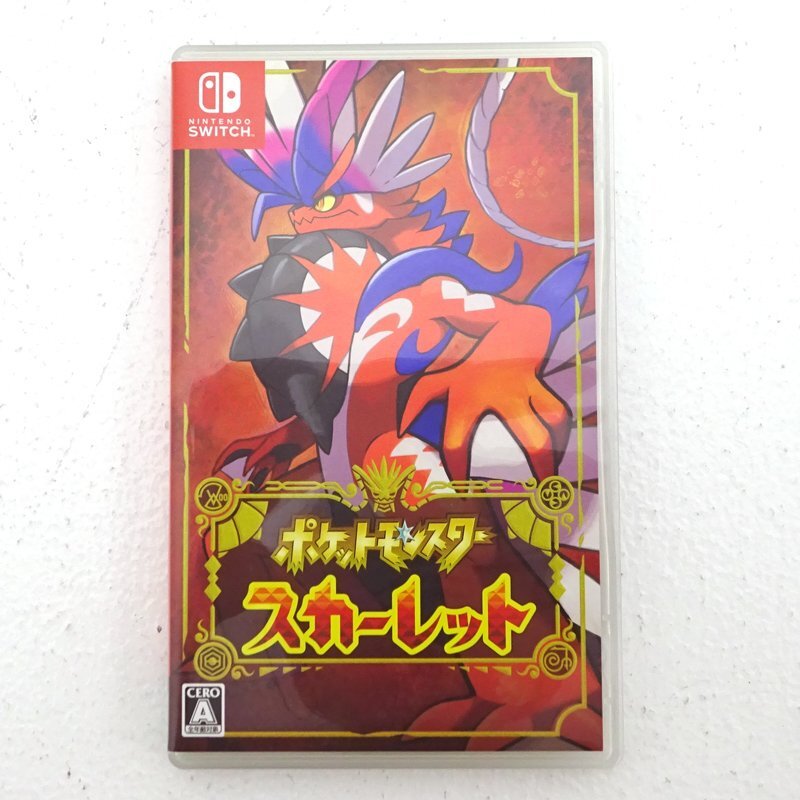 ★中古★Nintendo Switch ソフト ポケットモンスター スカーレット (ポケモン/任天堂/スイッチ)★【GM646】の画像1