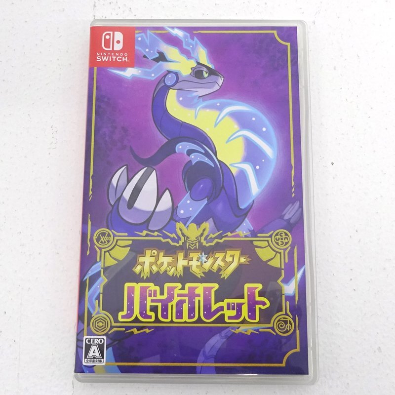 * б/у *Nintendo Switch Nintendo переключатель soft Pocket Monster violet ( Pokemon / nintendo /1 иен ~)*[GM646]