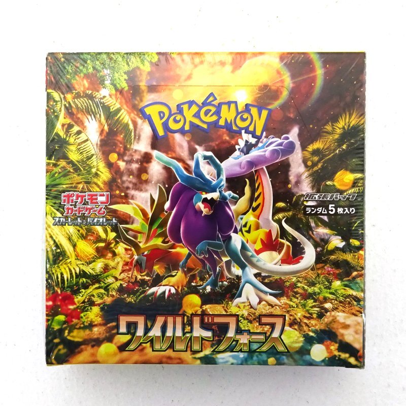 * нераспечатанный * Pokemon Card Game алый & violet wild сила BOX итого 12 коробка комплект (pokeka/Pokemon/1 иен ~)*[CA363]