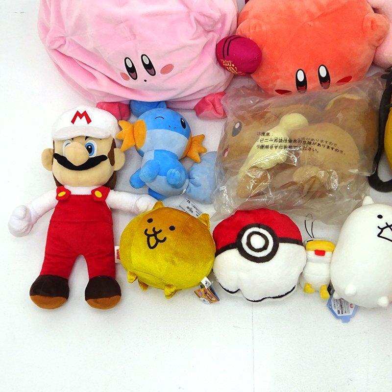 ★中古★ポケモン カービィ マリオ にゃんこ大戦争 マイクラ ぬいぐるみ クッション まとめ売りセット★【TY713】_画像4