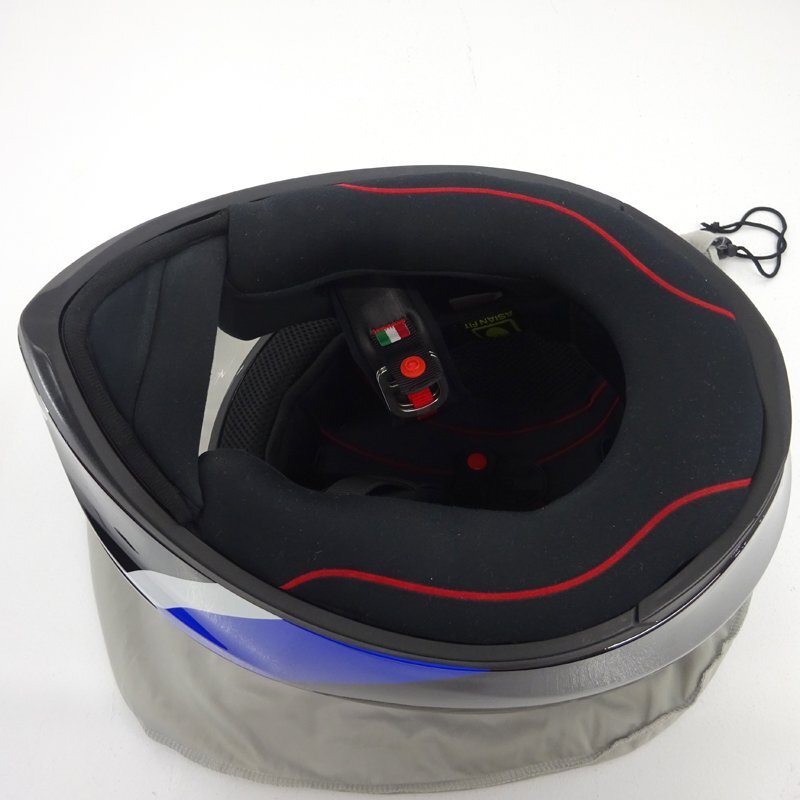 * б/у *AGV K1 008-VR46 SKY RACING TEAM full-face шлем BLACK/RED L размер 59-60cm( легкий bi)*[SP446]