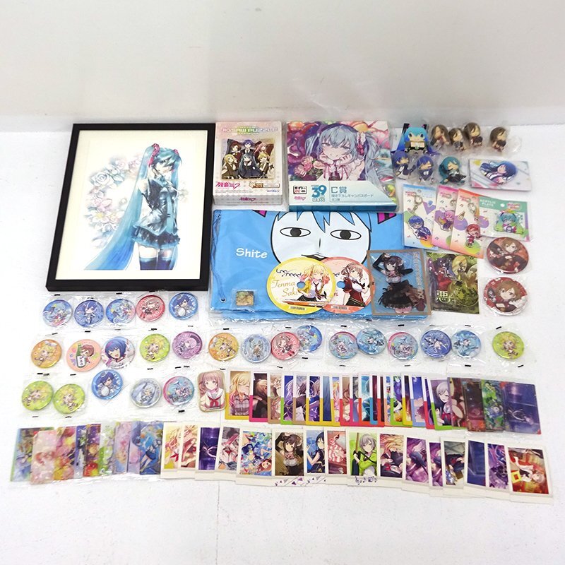 ★中古★VOCALOID プロセカ グッズ まとめ売りセット (初音ミク/KAITO/MEIKO/缶バッジ/アクキー/カード/ぱしゃこれ他)★【TY721】_画像1