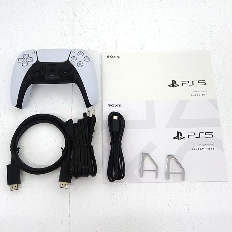 ★中古★PlayStation5 本体 Slimモデル ディスクドライブ搭載 CFI-2000A01 (PS5/プレステ5/1円～)★【GM637】_画像5